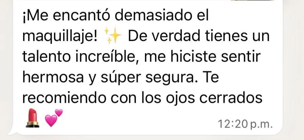 Testimonio de clienta 4