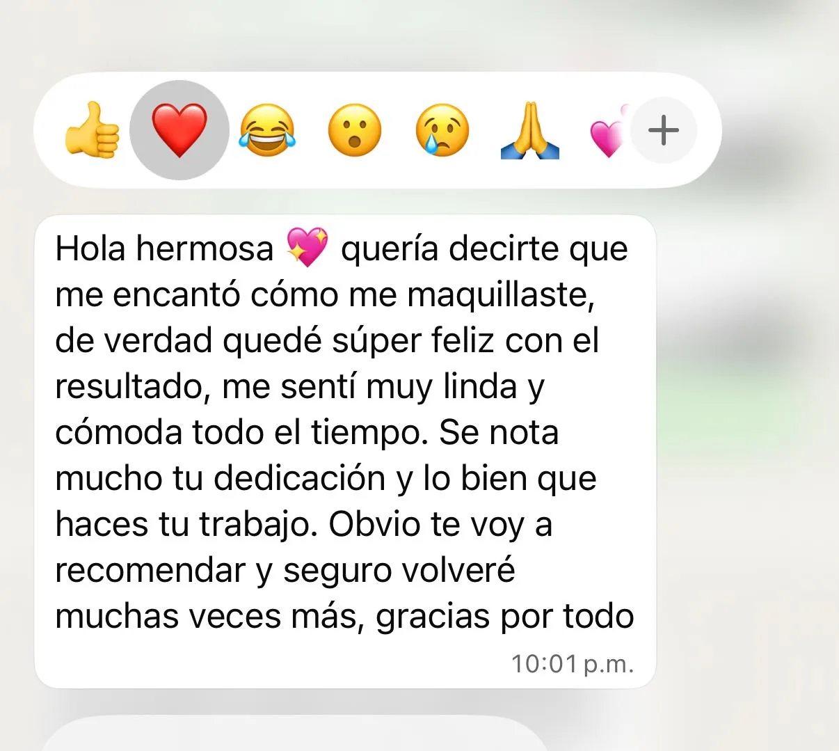 Testimonio de clienta 5